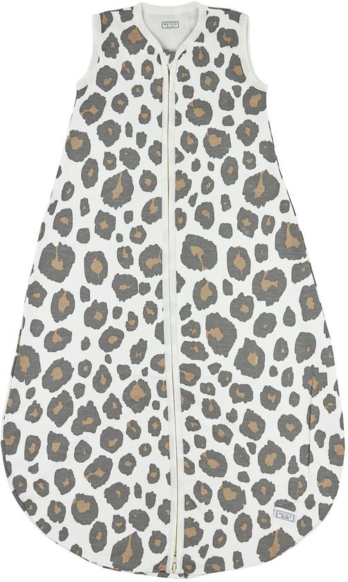 Meyco Baby Panter baby zomerslaapzak rond - neutral - 98cm - 0.5 TOG