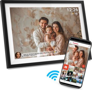 Denver Digitale Fotolijst 10.1 inch - HD - Frameo App - Fotokader - WiFi - IPS Touchscreen - 16GB - PFF1016