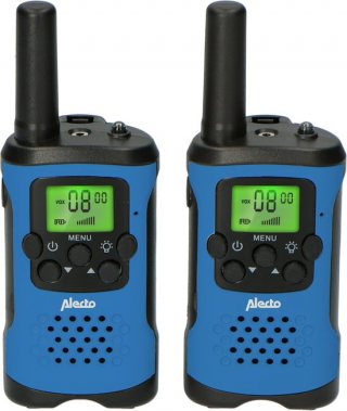 Alecto FR-115BW - Walkie Talkie voor kinderen en volwassenen - Set van 2 stuks - Bereik tot 5 km - Blauw