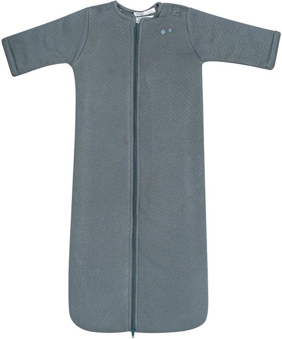 Baby 4 Seizoenen Slaapzak 0-6 mnd - Winterslaapzak & Zomerslaapzak 100% biologisch katoen - TOG 3.0 Dark Green - Groen - Snoozebaby