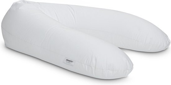 Snoozzz Zwangerschapskussen Zijslaapkussen Lichaamskussen Premium kwaliteit - 185 cm - microparel vulling - luxe draagtas - Zonder afneembare hoes