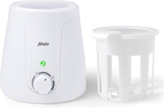 Alecto BW-70 - Flessenwarmer geschikt voor ieder flesje en potje - Snel en gemakkelijk in gebruik - Wit