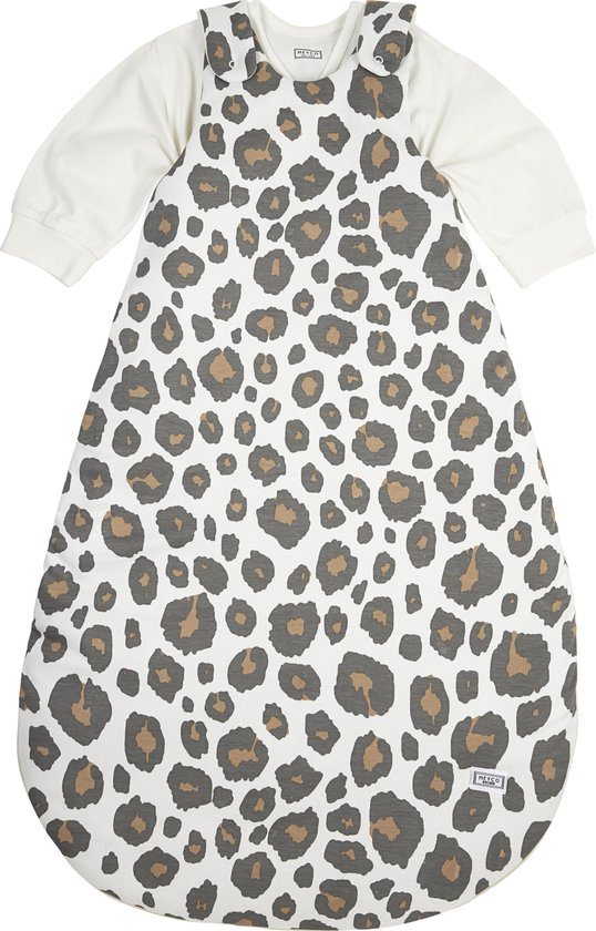 Meyco Baby Panter baby slaapzak rond tweedelig - neutral - 74/80