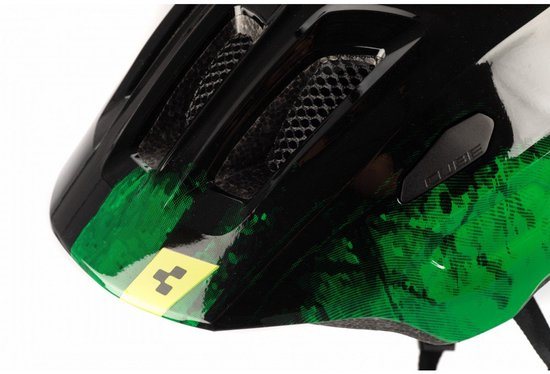 Cube Fietshelm Talok MIPS - kinderhelm 46-51 cm - 11 ventilatiegaten - zwart/groen