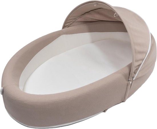 Bamboom Babynestje Co Sleeper Bamboestof Sand
