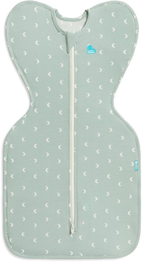 Love to Dream™ Babyslaapzak Swaddle Up™ - Inbakeren - Baby 3-6 maanden - 6-8.5 kg - All season - Olive Moon