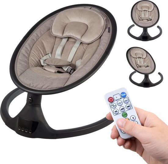 X Adventure Wipstoel Elektrisch Rocco / Schommelstoel Met Bluetoothfunctie & Afstandsbediening- Sienna