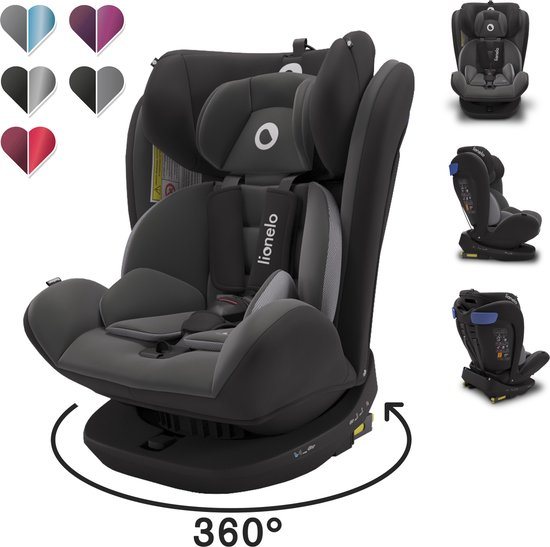 Lionelo Bastiaan - Autostoel - 360° draaibaar - ISOFIX