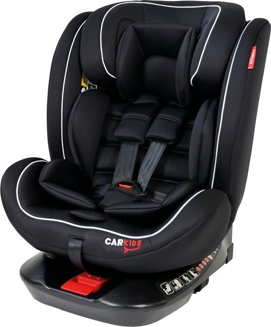 Carkids i-Size Autostoeltje Darcy 360° Draaibaar 40-150cm - ISOFIX - Verstelbaar - Comfort