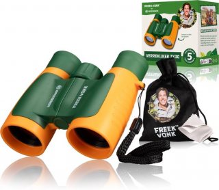 Freek Vonk x BRESSER - 3x30 Verrekijker voor Kinderen - met Tasje - Licht en Compact
