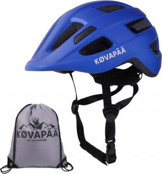 Køvapää Lappi Fietshelm Kinderen - Blauw - Maat 46-53 cm - 1 t/m 5 Jaar- XS/S - Fietshelm Jongens - Fietshelm Meisjes - Fietshelm Kind