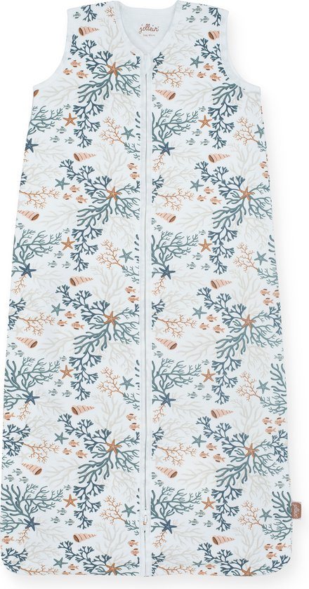 Jollein - Baby Zomerslaapzak Jersey (Coral) - Katoen - Babyslaapzak, Slaapzakje Baby - 70cm