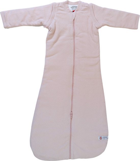 Lodger - Peuter slaapzak - winter - afritsbare mouw - roze - 98cm - autostoel gebruik