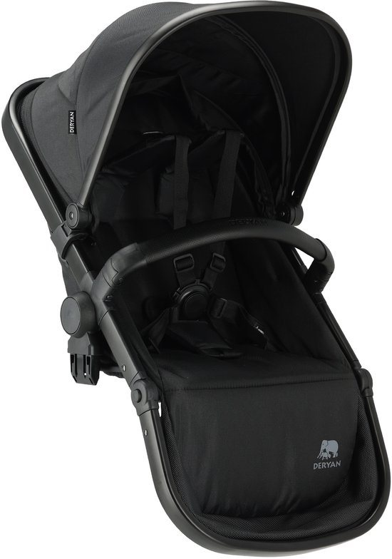 Deryan Tweede Stoeltje Evy Kinderwagen - Zwart