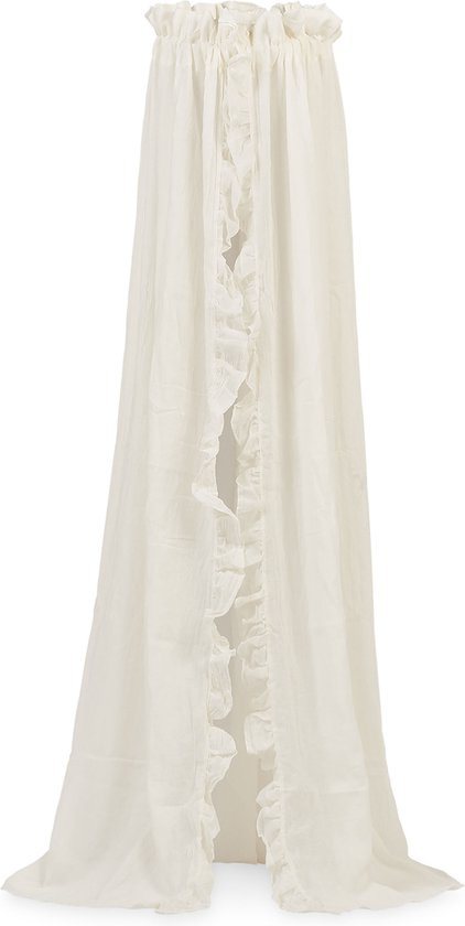 Jollein - Baby Sluier Vintage Ruffle (Ivory) - Katoen - Polyester - Baby Sluier, Bed Hemeltje - 155cm