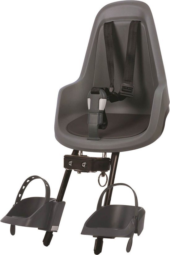 Bobike GO Mini Fietsstoeltje - Macaron Grey
