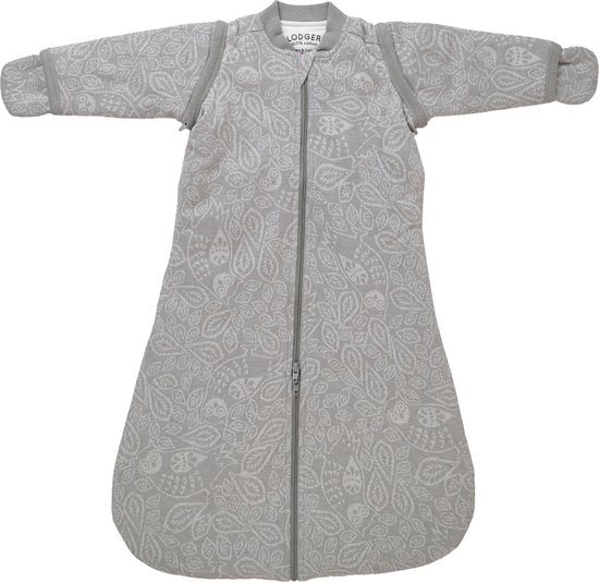 Lodger - Slaapzak maat 50 - afritsbare mouwen - grijs - geschikt voor Maxi Cosi