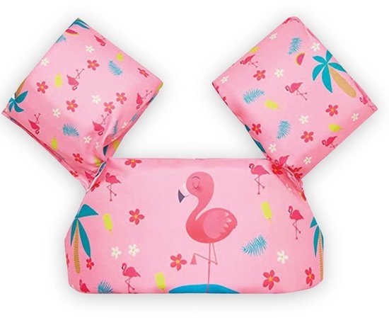 VoordeelShop Puddle Jumper Zwemvest 2-6 Jaar - Flamingo - Zwembandjes - Zwemvest Kinderen - Peuter - 14-25 KG