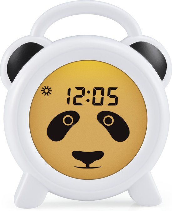 Alecto BC100PANDA - Slaaptrainer voor kinderen - Kinderwekker met Nachtlamp - Panda
