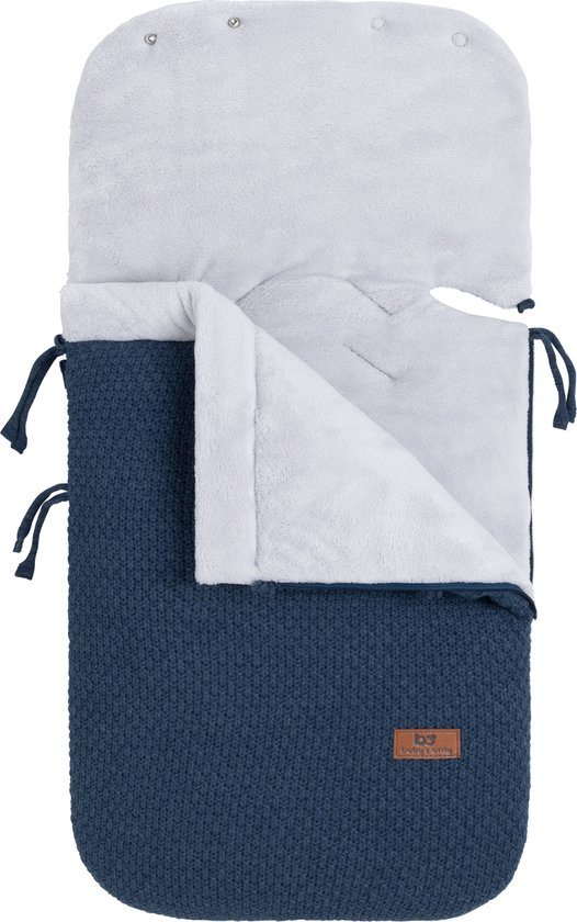Baby's Only Voetenzak autostoel 0+ Robust - Jeans - Geschikt voor drie- en vijfpuntsgordel