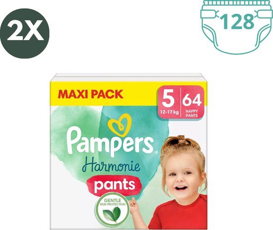 Pampers Harmonie Pants - maat 5 - 128 luierbroekjes (12-17kg)