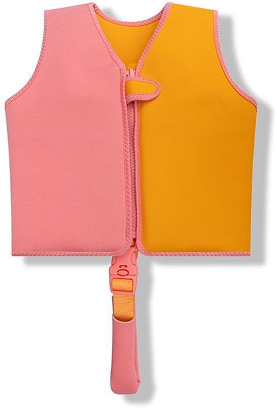 Zwemvest - Oranje/Roze - Vivid Clash - 3/6 Jaar