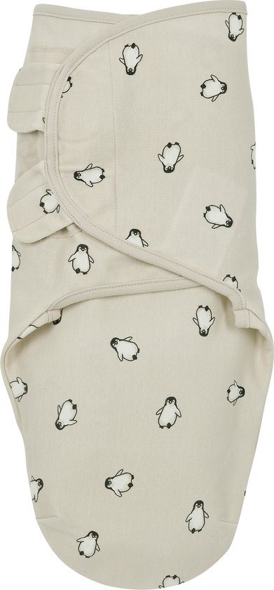 Meyco Baby Penguin swaddlemeyco inbakerdoek - soft sand - 4-6 maanden - 1.0 TOG