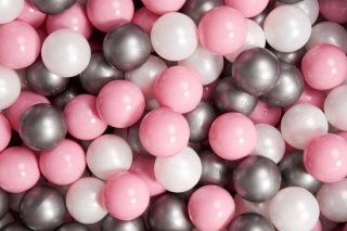 Ballenbak ballen 50 stuks Kidsdouche Ø 7 cm - BABY LICHT ROZE - Ballenbad Bal Lichtroze - Baby Speelgoed - Speelgoed 1 jaar, 2 jaar, 3 jaar