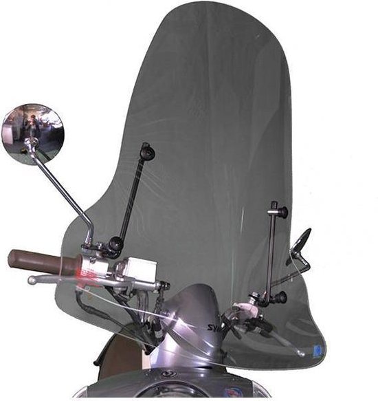 Windscherm Sym Mio T/m 2016 + Montageset Hoog Smoke