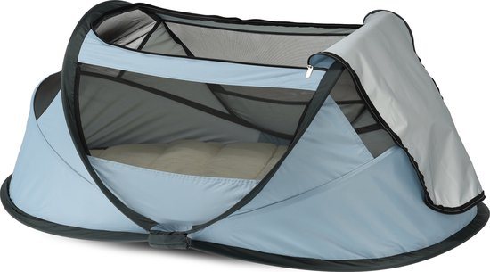Deryan BabyBox Campingbedje - baby tentje - Blue