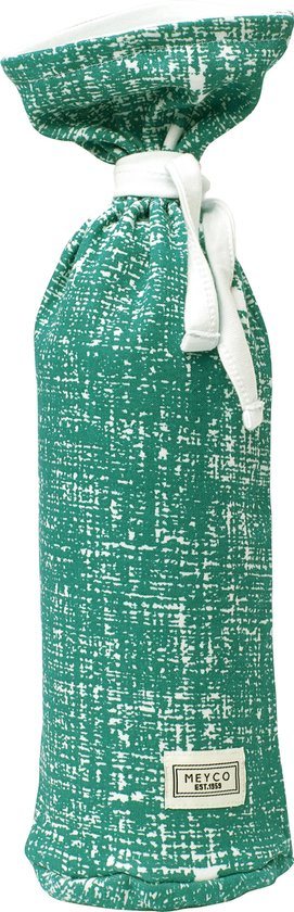 Meyco Baby Fine Lines kruikenzak - emerald green