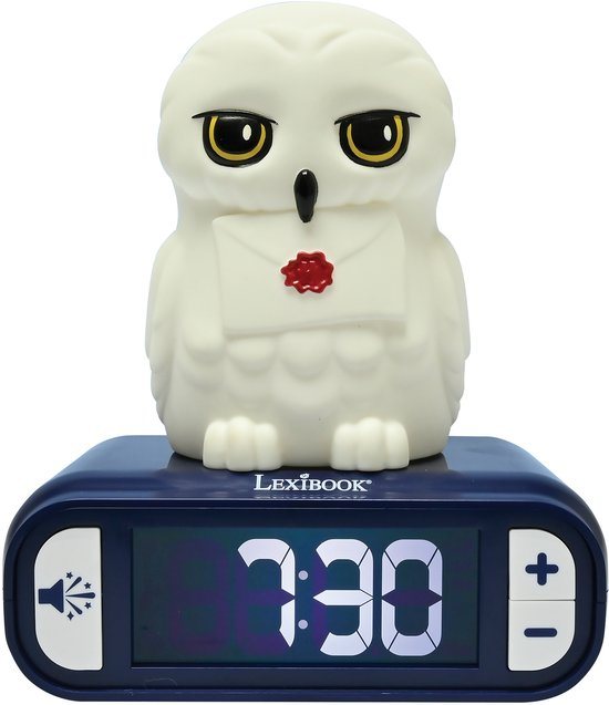 Hedwig Nachtlampje Wekker met geluiden