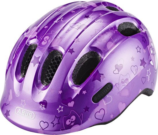 Helm ABUS Smiley 2.0 purple star M (50-55cm) 72569