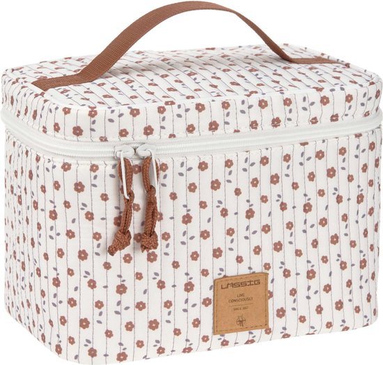 Lässig Nursery Caddy To Go / Luiertas - Flowers white
