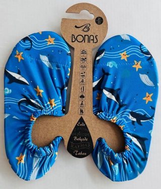 Bonas Antislip Zool Waterschoen | Zwemschoenen | Zwemslof | Gymschoen voor Kinderen Maat 24-26 Ocean Giants