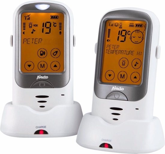 Alecto DBX-68 - Outdoor Babyfoon - Tot 1km bereik - Wit/Antraciet