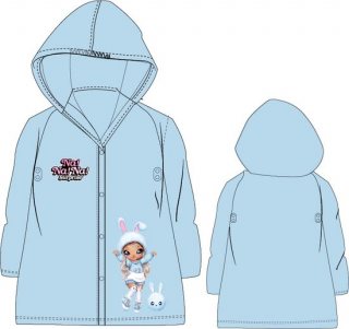 Regenjas kind Na!Na!Na! Surprise blauw maat 116/122