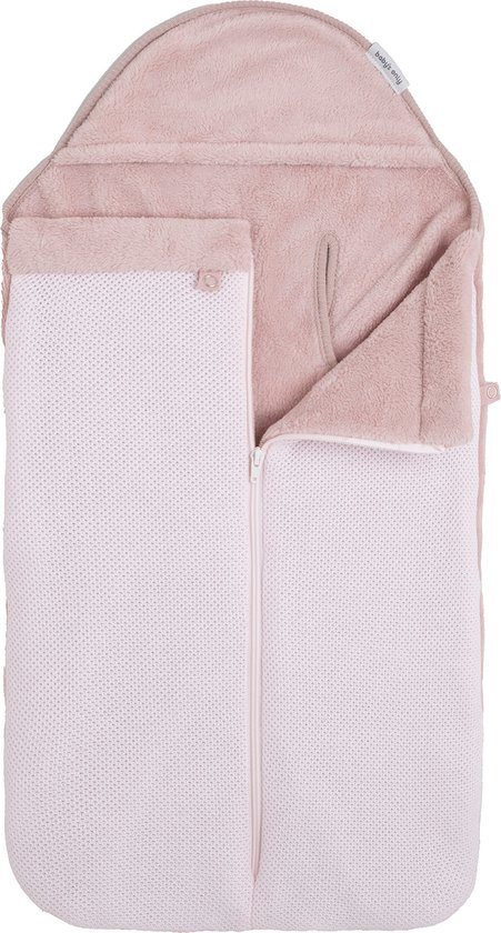 Baby's Only Voetenzak autostoel 0+ Classic - Roze - Geschikt voor drie- en vijfpuntsgordel - Universeel in gebruik