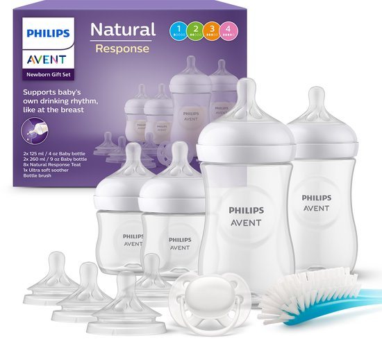 Philips Avent Natural Response Fles - Startersset voor pasgeboren baby's SCD838/13