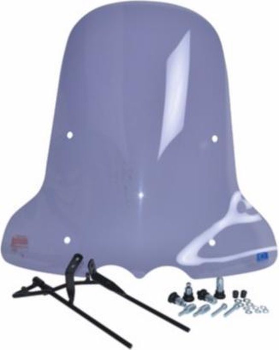 DMP Windscherm Kymco Agility Smoke hoog