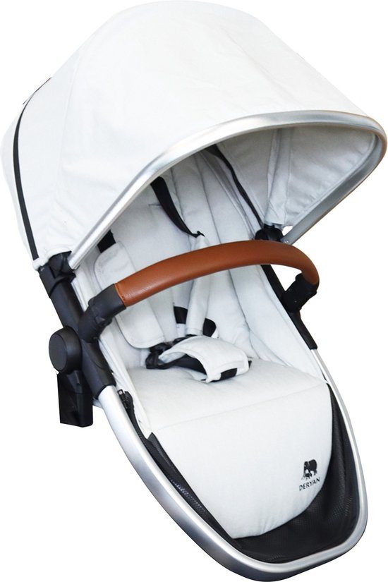 Deryan Tweede Stoeltje voor Evy Kinderwagen - Creme
