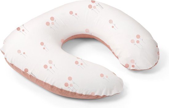 Doomoo Softy - Klein Voedingskussen - Biologisch Katoen - 150cm - Lollypop Pink