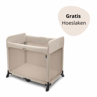 Campingbed Bugaboo Stardust Taupe met Hoeslaken