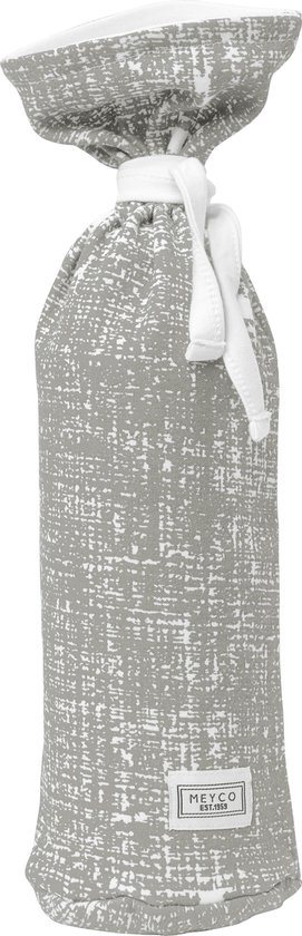 Meyco kruikenzak Fine lines - lichtgrijs
