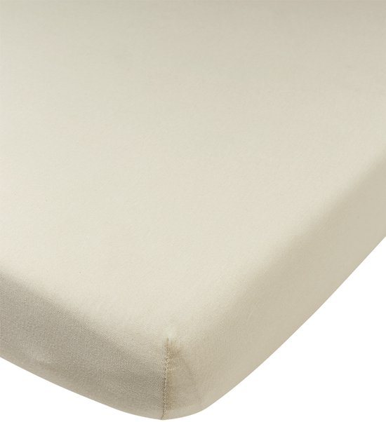 Meyco Baby Uni hoeslaken co-sleeper - jersey - soft sand - 50x90cm