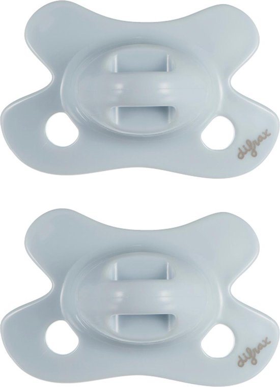Difrax Dental Fopspeen - Newborn - Lichtblauw - 2 Stuks