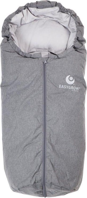 Easygrow Mini Autostoel Voetenzak Grijs 87 X 42 Cm