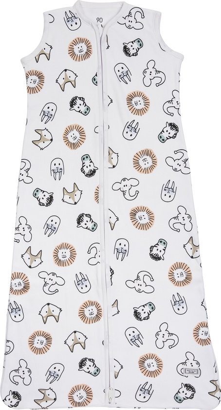 Meyco Baby Animal baby zomerslaapzak - multicolour - 110cm - 0.3 TOG