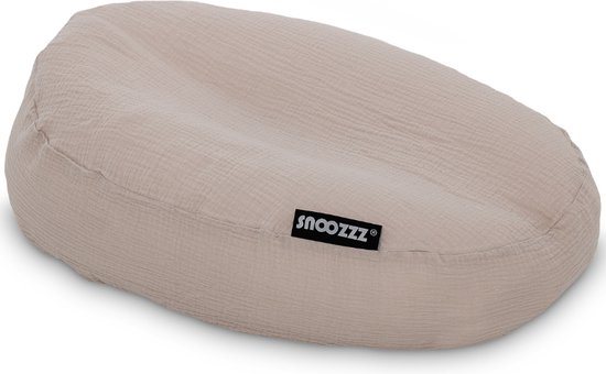Snoozzz Relax hoes voor voedingskussen zwangerschapskussen - 100% katoen - Sand