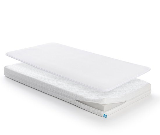 AeroSleep® Essential 2-in-1 matraspakket: Babymatras + 3D matrasbeschermer - 120 x 60 cm